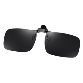 ZesMark Polarized Sunglasses, Flip Up Type, Clip-on Sunglasses, Glasses Wipe, Case Included, UV Protection, UV Protection, Black