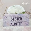 Pixie's Gifts Auntie Special Sister Aunt Auntie Wood Plaque -