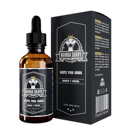 Mamba Shave Aceite para Barba y Bigote con Bergamota  60 ml  Aceite de fresco aroma con efecto Hidratante y Suavizante para lucir una Barba fuerte y  
