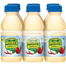 Mott's Mighty Soarin' Apple Juice Drink, 8 fl oz bottles, 6 pack