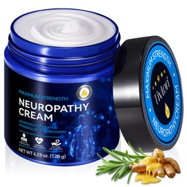 LTQXGT Nerve Relief Cream & Natural Ingredients – Soothing Foot & Hand Cream for Nerve Discomfort, Tingling & Burning Sensations – Fast-Absorbing Moisturizing for Men & Women – 4oz (120g)