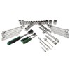 OKOVO 61PC Mechanics Tools Kit 1/2" 1/4" Drive Socket Combination