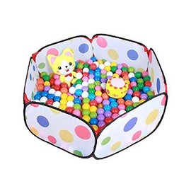 Gearmax® 47.24" x 47.24" x 14.96" Foldable Children Portable Playpen Ball Pit Pool Kids Playground Great for Fun Outdoor or Indoor