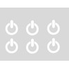 Power Symbol Sticker Decal Switch Sticker On Off Sticker (RPM4/2)