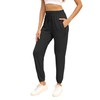 Womens High Waisted Sweatpants Cinch Bottom Drawstring Jogger Pants with