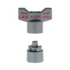 KAKUDAI Check Valve Ball Shut-off Valve with Long Handle, One-Touch