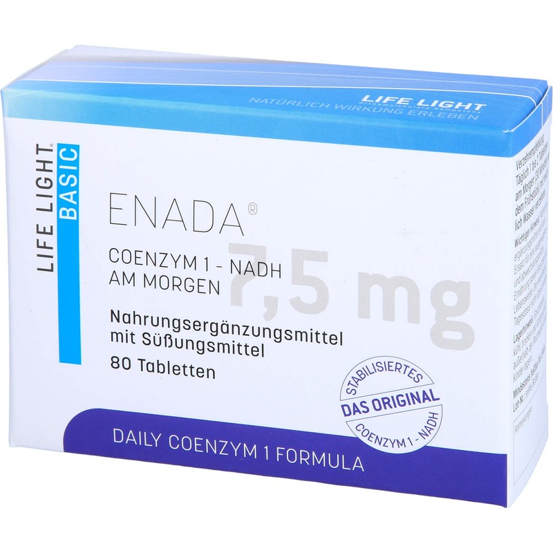 LIFE LIGHT ENADA Coenzym1-7,5mg (für die Energieproduktion und die Immunabwehr,