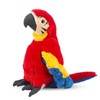 Quahzify Parrot Plush Toy, 30 cm Bird Parrot Stuffed Toy,