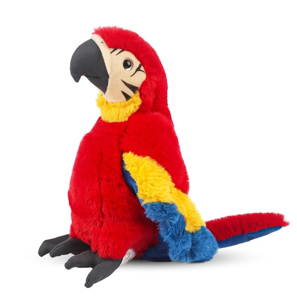 Quahzify Parrot Plush Toy, 30 cm Bird Parrot Stuffed Toy,