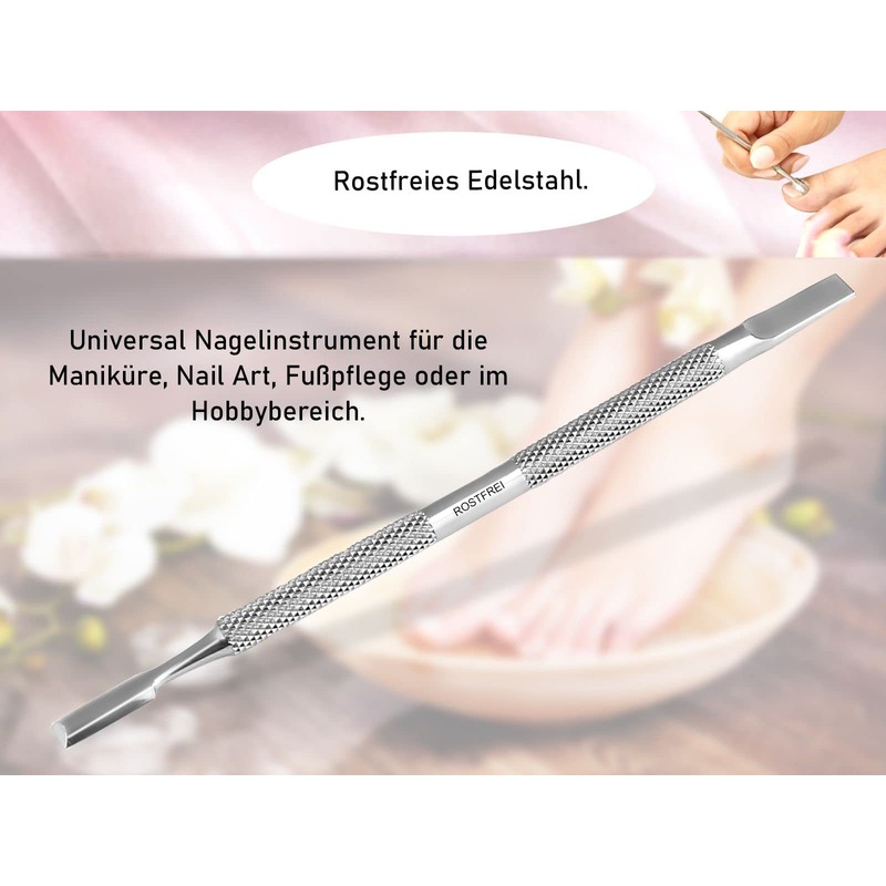 Cuticle Pusher Spatula Pusher 2-Sided