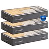 Boic 3 Pack 60L Underbed Storage Bags, Foldable Underbed Storage