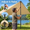 2Pcs Telescopic Tent Poles – Adjustable Aluminum Alloy Camping Awning