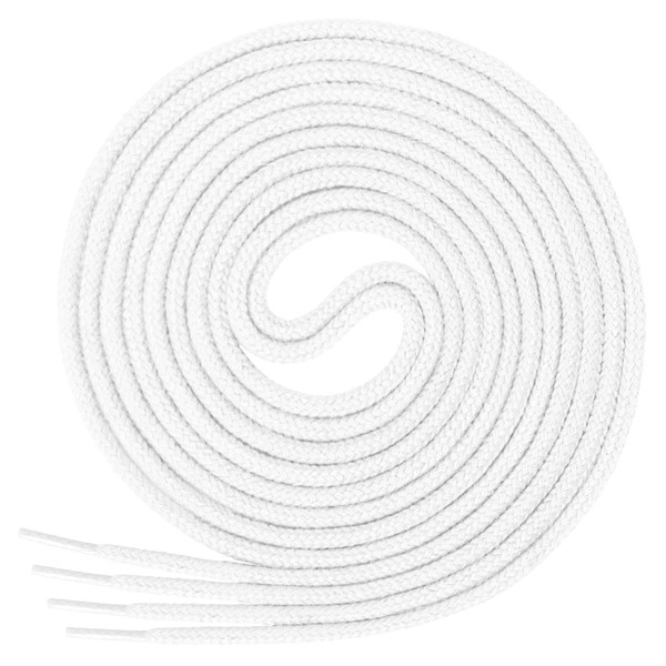 Di Ficchiano Round shoelaces, round laces made from 100% cotton,