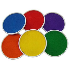 Major Brushes Large Ink Pads Assorted (Pack of 6)