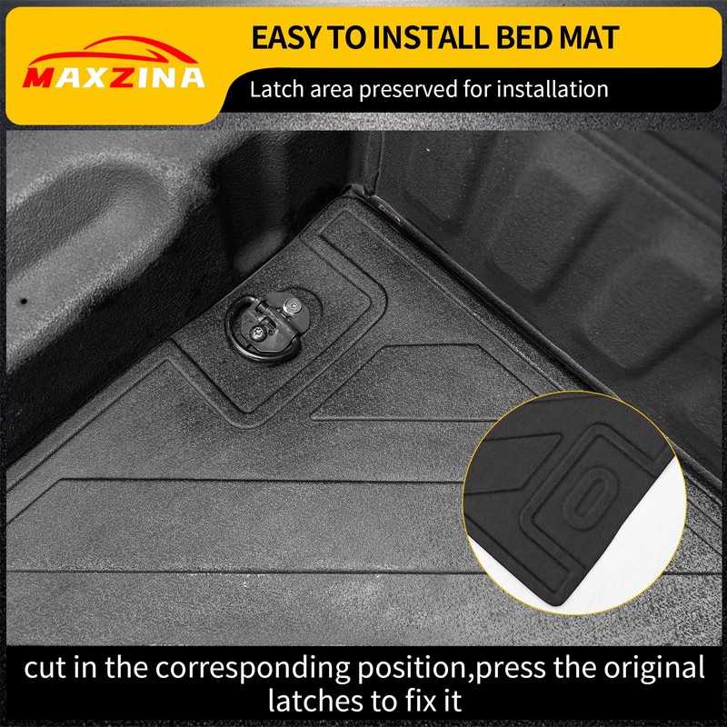 Maxzina Truck Bed Mat Compatible with 2022 2023 2024 2025