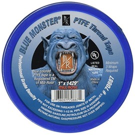 Millrose Blue, 1-Inch Mill-Rose 70887 Monster PTFE Pipe Thread Sealant Tape, x 1429-Inches