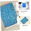 ULTECHNOVO 6pcs Water Ripple Paper Sticker Realistic Artificial Stream Material