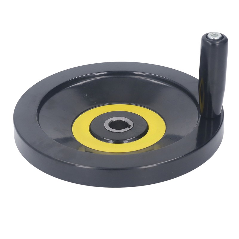 Revolving Handle Hand Wheel 18x200mm Backside Corrugated Hand Crank Handwheel