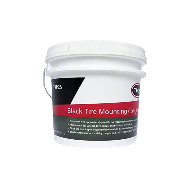 Black Tire Mounting Compound, Lubricates to Simplify Tire Mounting and