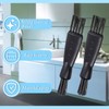 24PCS Men's Electric Shavers Cleaning Brush Double-Sided Shavers Brush Hair