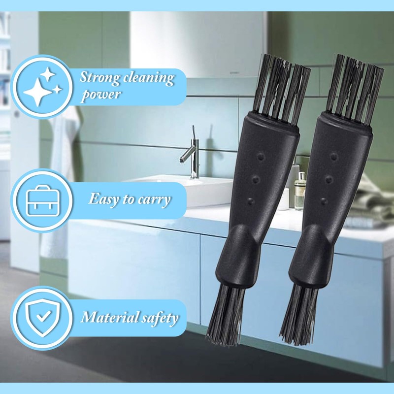 24PCS Men's Electric Shavers Cleaning Brush Double-Sided Shavers Brush Hair
