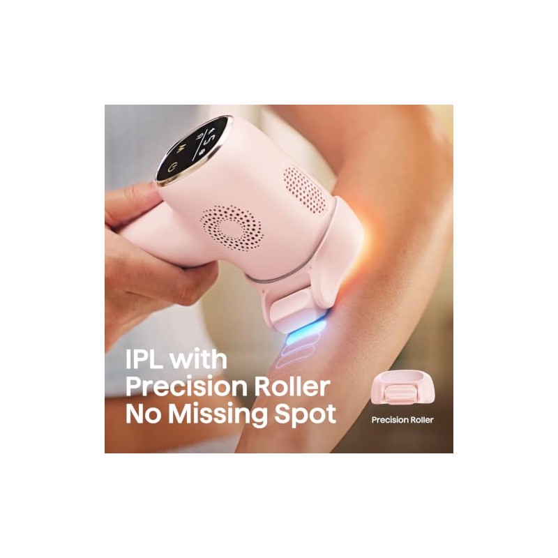 wavytalk Depilación láser IPL Wavytalk, Bare It con rodillo de