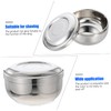 Mikinona 1pc Shaving Bowl Lid Sturdy Soap Foaming Bowl for