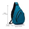TurnWay Water-Proof Sling Backpack/Crossbody Bag/Shoulder Bag for Travel, Hiking, Cycling,