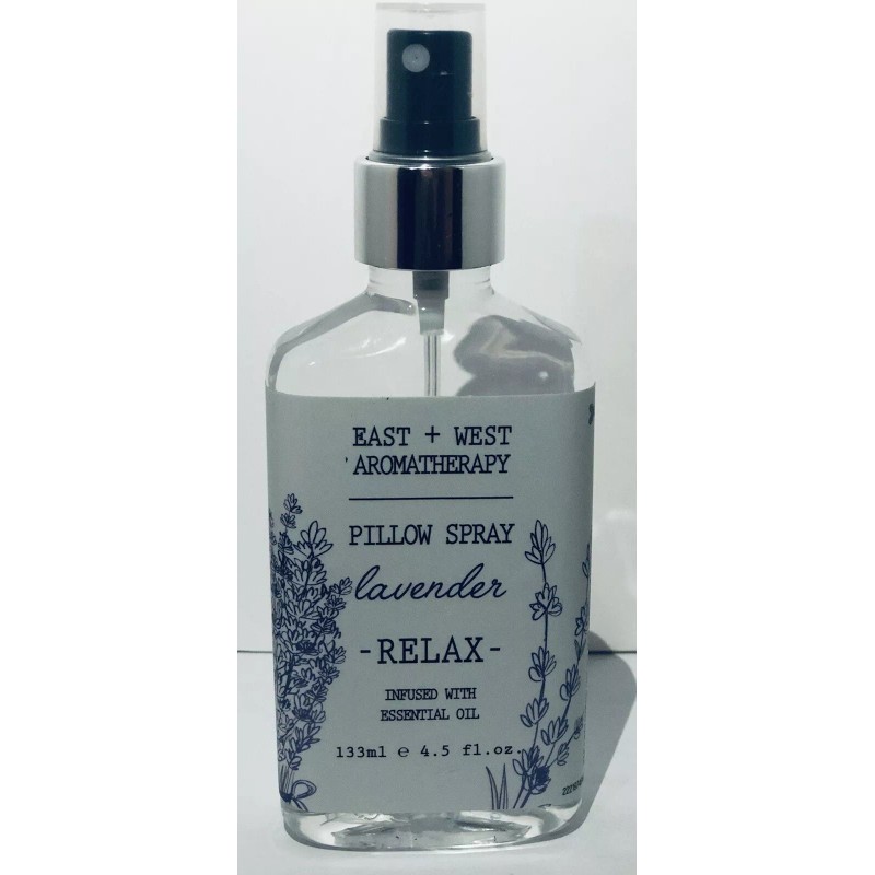 East + West Aromatherapy LAVENDER Pillow Spray infused w/Essential Oil