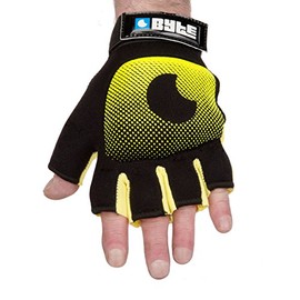 BYTE Hockey-Handschuh für Erwachsene, Linke Hand, Fluo-Gelb, Größe L