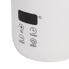 Bottle Warmer Digital Display Shampoo Bottle Massage Oil Heater 30‑65℃ Timing Function for Salon SPA Massage Body Therapy