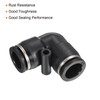 PATIKIL 1/2" Push to Connect Air Line Fitting, 10 Pack