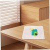 Tofficu Transparent Square Acrylic Clay Pressing Board with Rounded Corners