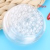 Pack of 50 Disposable Eyelash Glue Palette, Transparent Plastic Eyelash