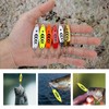 Balifly Spoon Fishing Lures Spinner Baits with Treble Hooks Blade