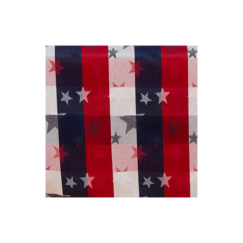 Checkered Placemats With Stars Design (Set of 4)