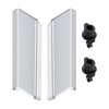 Briny River 2pcs Left and Right Car Headlight Washer Nozzle