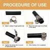 zDwfDc 6PCS 23-25mm T-Bolt Hose Clamps Stainless Steel Heavy Duty