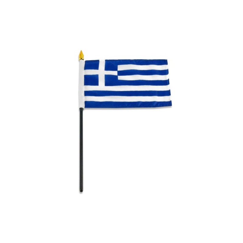 US Flag Store Greece Flag, 4 by 6-Inch