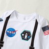 Singcoco Baby Boy Girl Costume Outfit Astronaut Romper (Astronaut-Long,18-24 Months)