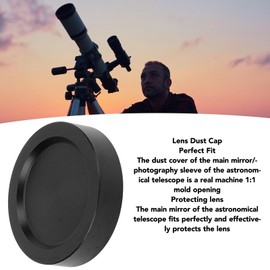 Lens Filter Cap for Telescope, M42*0.75 Full Metal Black Female Cover Lens Dust Cap for Astronomical Primary Mirrors or Photography Sleeves