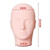 Yephets 2 Pack Pink Silicone Mannequin For Eyelash Extension Makeup