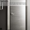 5 x Knobonly Privacy Door Handles Lever Keyless Brushed Nickel