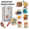 10Pcs Food Fridge Magnets, Cute 3D Magnet for Refrigerator, Strong