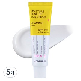 Mediheal Moisture Tone-Up Sun Cream SPF50+ PA++++, 5 pieces / 메디힐 수분 톤업 선크림 SPF50+ PA++++, 5개
