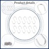 PH PandaHall 100 Pack 304 Stainless Steel S Shaped Hooks