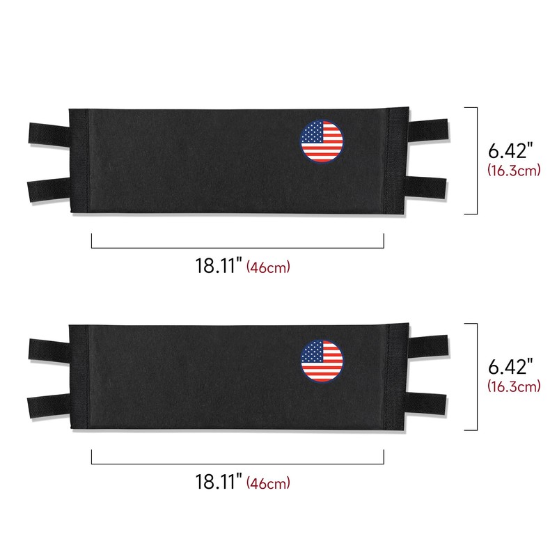 2PCS Rear Trunk Organizer Side Divider Board Compatible with Toyota