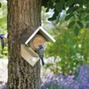 MAISONICA Peanut Butter Feeder With Zinc Roof Fsc 100% -
