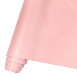 HYANG Smooth Solid Color Light Pink Faux Leather Sheets 1 Rolls 12"X53" (30cmX135cm),Faux Leather is Great for, Bows,Earrings Handmade DIY Craft Projects Making