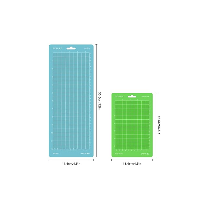 REALIKE Cutting Mat for Cricut Joy 4.5â X12â (StandardGrip, LightGrip,